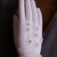 Luxury / Gorgeous White Bridal Gloves 2020 Tulle Handmade  Beading Rhinestone Sequins Prom Wedding Accessories