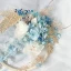 Classic Elegant Sky Blue Wedding Flowers 2020 Handmade  Tulle Metal Beading Crystal Flower Pearl Rhinestone Bridal Wedding Prom Accessories