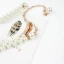 Chic / Beautiful White Wedding Belt 2020 Metal Beading Pearl Bridal Prom Accessories