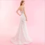 Luxury / Gorgeous Ivory Court Train Wedding 2018 Trumpet / Mermaid Lace V-Neck Lace-up Appliques Backless Beading Pierced Wedding Dresses