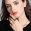 Chic / Belle Bleu Roi Anneaux 2019 Cristal Faux Diamant Étoile Les yeux Alliage Plaqué argent Concours de beauté Accessorize