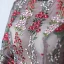Modern / Fashion Black Floor-Length / Long Evening Dresses  2018 Trumpet / Mermaid High Neck Tulle Embroidered Appliques Backless Beading Evening Party Formal Dresses