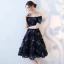 Chic / Beautiful Royal Blue Graduation Dresses 2017 Strapless Lace Appliques Backless Strappy Homecoming A-Line / Princess Party Dresses