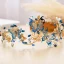 Chic / Beautiful Royal Blue Bridal Jewelry 2017 Metal Butterfly Beading Rhinestone Headpieces Wedding Prom Accessories