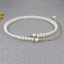 Chic / Beautiful White Wedding Belt 2020 Metal Beading Pearl Bridal Prom Accessories