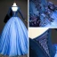 Chic / Beautiful Royal Blue Prom Dresses 2017 Tulle Beading Appliques Ball Gown Prom Backless Formal Dresses