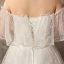 Moderne / Mode Princesse Blanche Grande Taille Robe De Mariée 2019 U-Cou Tulle Dentelle Appliques Dos Nu Tribunal Train Mariage
