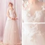 Charming White Floor-Length / Long 2018 Wedding A-Line / Princess Tulle V-Neck Butterfly Appliques Backless Wedding Dresses