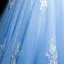 Classique Bleu Ciel Transparentes Robe De Bal 2018 Robe Boule Col Haut Manches Longues Appliques En Dentelle Perle Perlage Paillettes Longue Volants Dos Nu Robe De Ceremonie