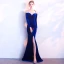 Sexy Dark Green Suede Evening Dresses  2017 Trumpet / Mermaid Spaghetti Straps Strapless Long Sleeve Floor-Length / Long Backless Formal Dresses