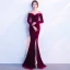 Sexy Dark Green Suede Evening Dresses  2017 Trumpet / Mermaid Spaghetti Straps Strapless Long Sleeve Floor-Length / Long Backless Formal Dresses