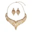 Exagéré Lilas Accessorize Colliers Faux Diamant Alliage Soirée Boucles D'Oreilles Un Collier 2023