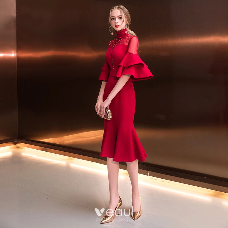 Chinese style cheap cocktail dress