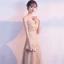 Sexy Doré Robe De Soirée 2018 Empire Bretelles Spaghetti Sans Manches Glitter Tulle Longue Volants Dos Nu Robe De Ceremonie