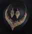 Uroczy Liliowy Rhinestone Wieczorowe Naszyjniki Kolczyki 2023 Stop