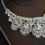 Charming Silver Rhinestone Crystal Body Jewellery Headpieces Necklace 3-piece 2022 Alloy Wedding Bridal Hair Accessories Tiara
