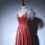 Charmant Watermelon Rouge Transparentes de retour Robe De Graduation 2018 Princesse Col Haut Manches Courtes Thé Longueur Volants Dos Nu Robe De Ceremonie