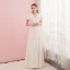 Best Red Velour Evening Dresses  2020 A-Line / Princess V-Neck Puffy Short Sleeve Beading Pearl Floor-Length / Long Formal Dresses