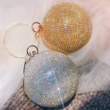 Glitter Rhinestone Handtassen 2020 Metaal Accessoires