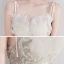 Charmant Champagne Robe De Soirée 2020 Princesse Bretelles Spaghetti Sans Manches Tachetée Tulle Appliques En Dentelle Perlage Longue Volants Dos Nu Robe De Ceremonie