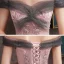 Elegant Grey Candy Pink Evening Dresses  2020 A-Line / Princess Off-The-Shoulder Short Sleeve Appliques Lace Beading Glitter Tulle Floor-Length / Long Ruffle Backless Formal Dresses