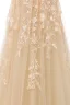 2 Piece Champagne Wedding Dresses 2020 A-Line / Princess Halter Sleeveless Backless Appliques Lace Beading Court Train Ruffle