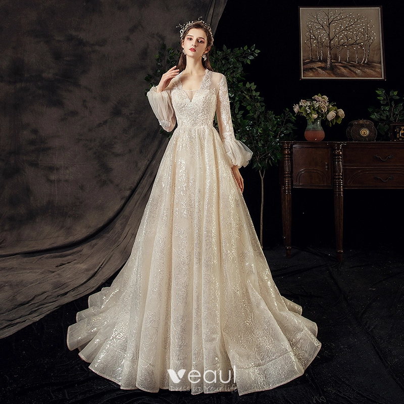 A-line Popular Wedding Dresses, 2020 Affordable Long Wedding Dresses, Bridal Gowns