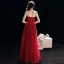 Schöne Rot Overall 2019 A Linie Bandeau Ärmellos Lange Rüschen Rückenfreies Abendkleider