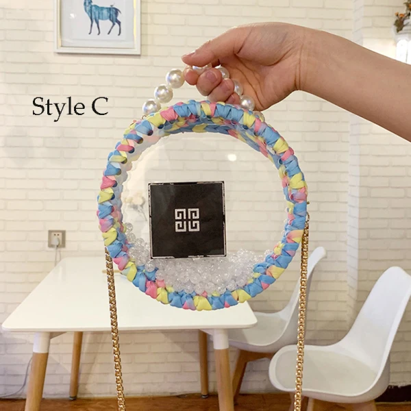 Rainbow Multi-Colors Clutch Bags 2020 Pearl Accessories