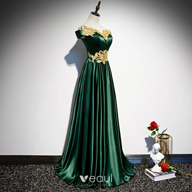 Green and Gold Dress