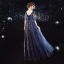 Affordable Royal Blue Evening Dresses  2020 A-Line / Princess See-through V-Neck 3/4 Sleeve Appliques Lace Beading Glitter Tulle Floor-Length / Long Ruffle Backless Formal Dresses