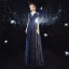 Affordable Royal Blue Evening Dresses  2020 A-Line / Princess See-through V-Neck 3/4 Sleeve Appliques Lace Beading Glitter Tulle Floor-Length / Long Ruffle Backless Formal Dresses