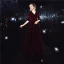 Affordable Suede Burgundy Winter Evening Dresses  2020 A-Line / Princess V-Neck 1/2 Sleeves Sash Floor-Length / Long Formal Dresses