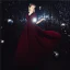 Affordable Suede Burgundy Winter Evening Dresses  2020 A-Line / Princess V-Neck 1/2 Sleeves Sash Floor-Length / Long Formal Dresses