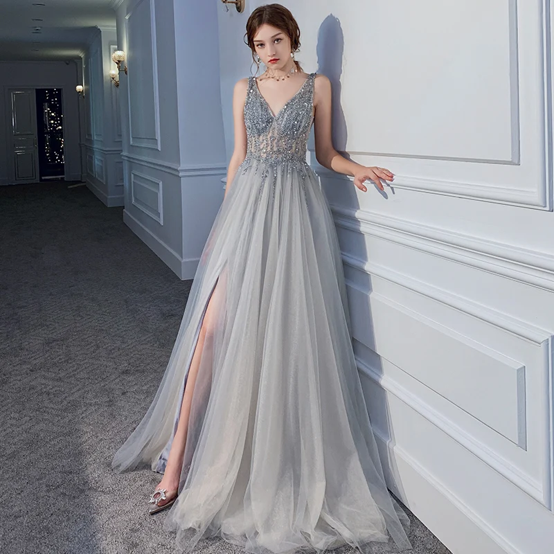 strappy structured drop waist midi dress Illusion Bodice Appliques Trumpet/Mermaid Black Formal Dresses main image 1