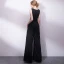 Elegante Ivory / Creme Overall 2019 V-Ausschnitt Ärmellos Stoffgürtel Lange Abendkleider