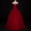 Modern / Fashion Red Prom Dresses 2019 Ball Gown Strapless Sleeveless Floor-Length / Long Ruffle Backless Formal Dresses