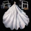 Illusion Champagne Transparentes Robe De Mariée 2020 Robe Boule V-Cou 3/4 Manches Dos Nu Appliques En Dentelle Perlage Cathedral Train Volants