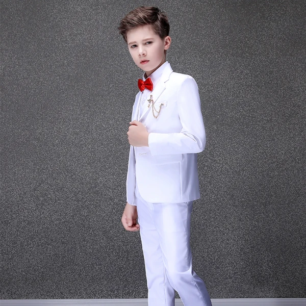 Elegant White Boys Wedding Suits 2020