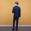 Navy Blue Checked Boys Wedding Suits 2020