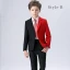 Amazing / Unique Two Tone Black White Boys Wedding Suits 2020