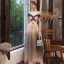 Élégant Rose Bonbon Robe De Soirée 2020 Princesse De l'épaule Manches Courtes Appliques En Dentelle Perlage Glitter Tulle Longue Dos Nu Robe De Ceremonie