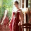 Élégant Rouge Satin Robe De Soirée 2020 Princesse Transparentes Col v profond Sans Manches Perlage Longue Volants Dos Nu Robe De Ceremonie