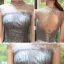 Sparkly Grey See-through Evening Dresses  2020 A-Line / Princess High Neck Sleeveless Beading Sequins Floor-Length / Long Backless Formal Dresses