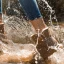 Proste / Simple Bordowe Snow Boots 2020 Wodoodporne Skórzany Guziki Przypadkowy Zima Płaskie Botki Okrągłe Toe Buty Damskie