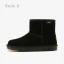 Proste / Simple Przypadkowy Khaki Snow Boots 2020 Skórzany Botki Zima Płaskie Okrągłe Toe Buty Damskie