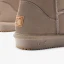 Enkla Casual Kaki Snow Boots 2020 Vattentäta Läder Stövletter Vinter Platt Pande Zote Toe Stövlar Dam
