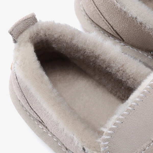 Proste / Simple Khaki Snow Boots 2020 Skórzany Przypadkowy Płaskie Zima Botki Okrągłe Toe Buty Damskie