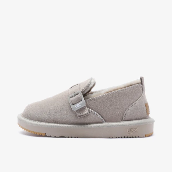 Proste / Simple Khaki Snow Boots 2020 Skórzany Przypadkowy Płaskie Zima Botki Okrągłe Toe Buty Damskie