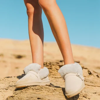 Snygga Fina Elfenben Snow Boots 2020 Läder Stövletter Vinter Platt Casual Pande Zote Toe Stövlar Dam